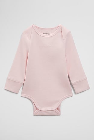 Long Sleeve Envelope Rib Bodysuit