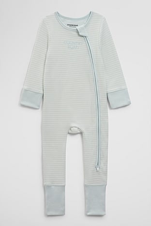 Stripe Rib Jumpsuit