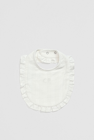 Woven Frill Bib