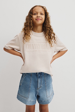 Teen Australian Cotton Short Sleeve Relaxed Heritage T-Shirt
