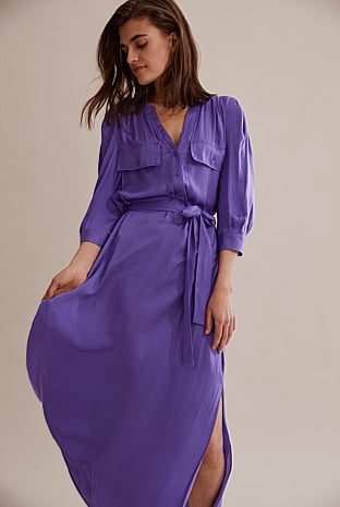 Purple store country dress