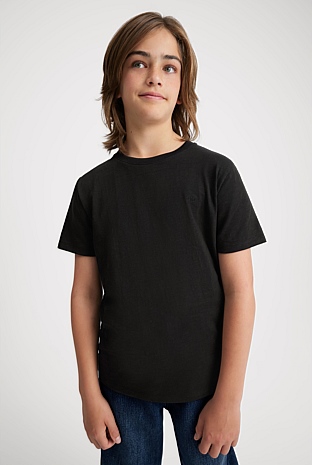 Teen Plain Country Road Short Sleeve T-Shirt