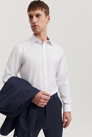 Regular Fit Textured Travel Shirt