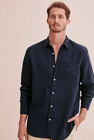 Regular Fit Organically Grown Linen Shirt