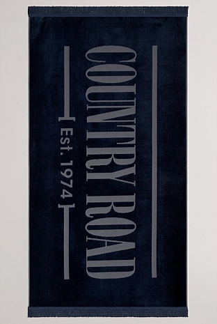 Australian Cotton Logo Beach Towel