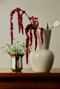Olinda Short Metallic Vase