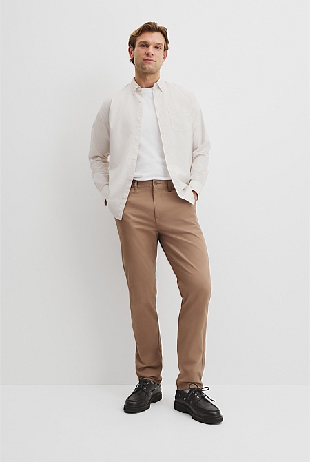 Australian Cotton Tapered Fit Stretch Chino