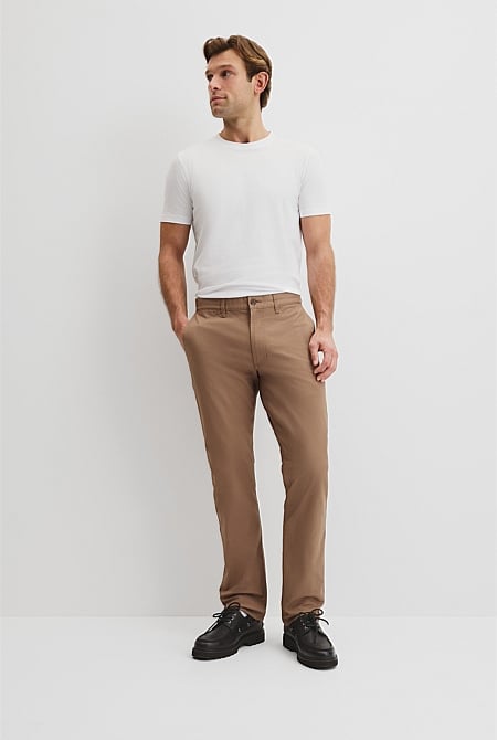 Australian Cotton Standard Fit Stretch Chino