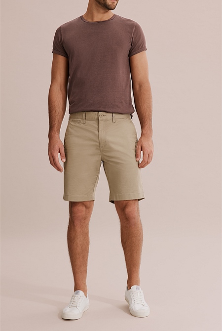 Australian Cotton Stretch Chino Short