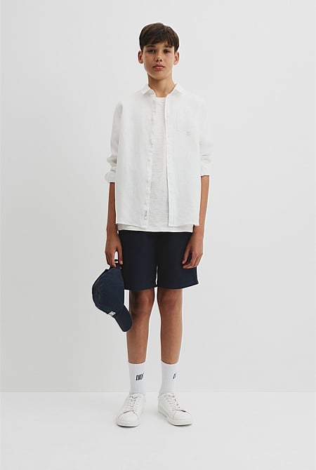 Teen Organically Grown Linen Shirt