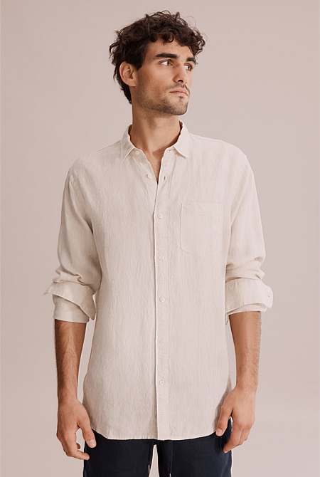 Regular Fit Linen Shirt
