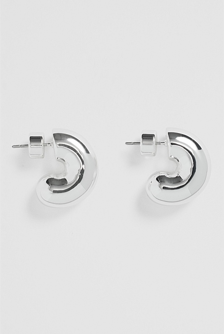 Large Round Hoop Earring