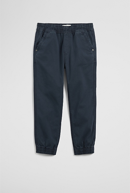 Organically Grown Cotton Garment Dyed Jogger