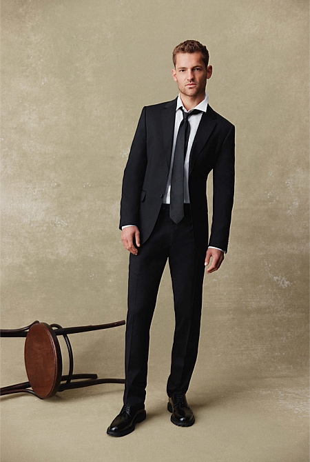 Regular Fit Australian Wool Travel Pant