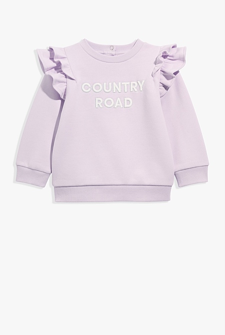 Australian Cotton Frill Logo Sweat