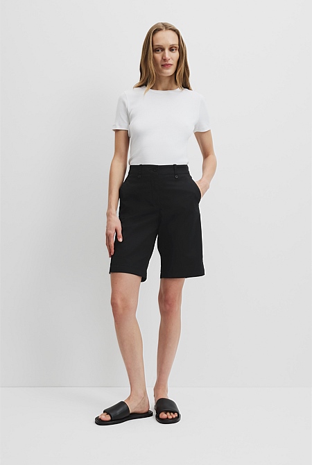 Cotton Twill Walk Short