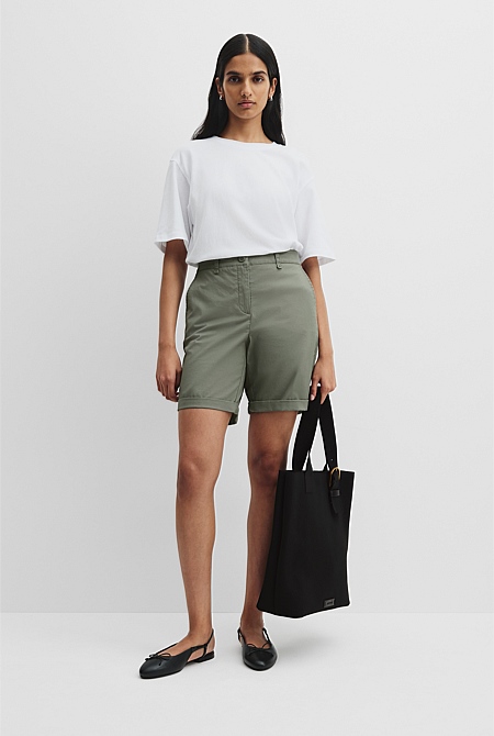 Cotton Twill Walk Short