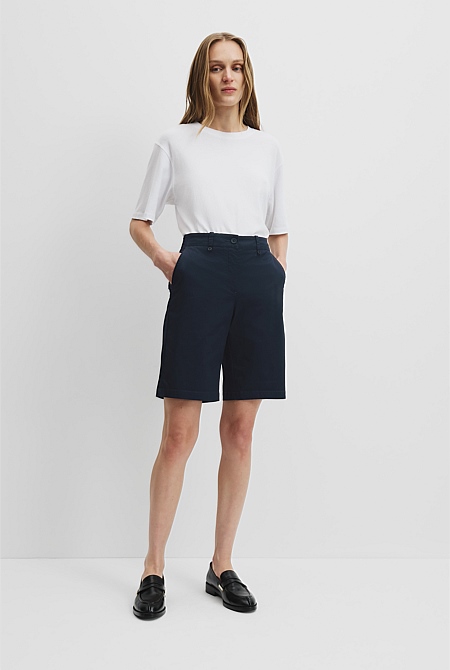 Cotton Twill Walk Short