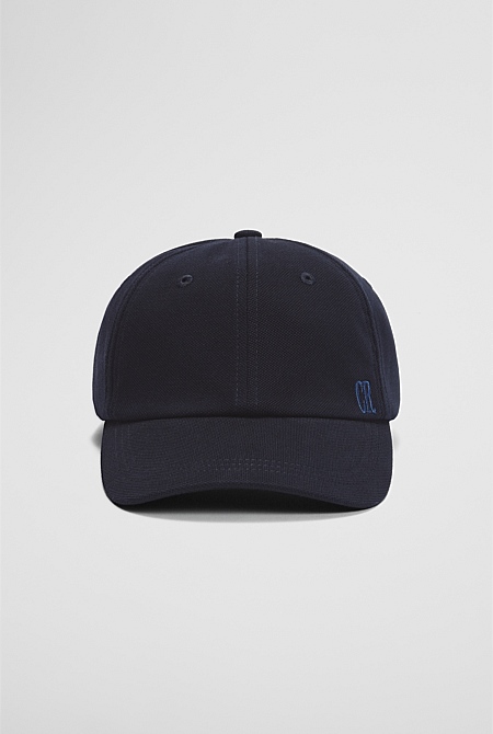 Cotton Pique Logo Cap