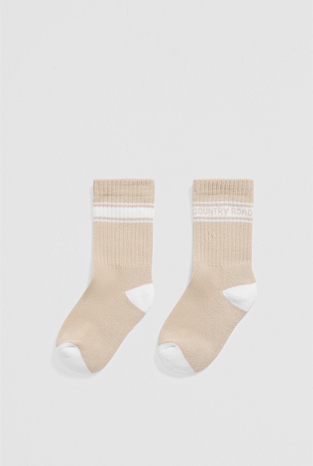 Organically Grown Cotton Blend CR Sport Crew Sock