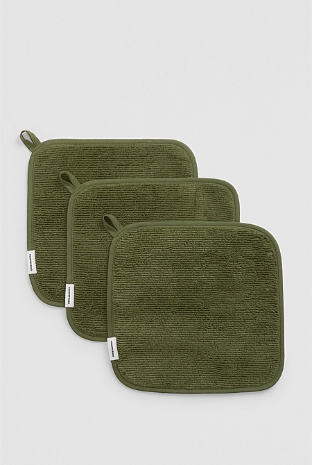 Mara Australian Cotton Kids Wash Cloth Pack of 3