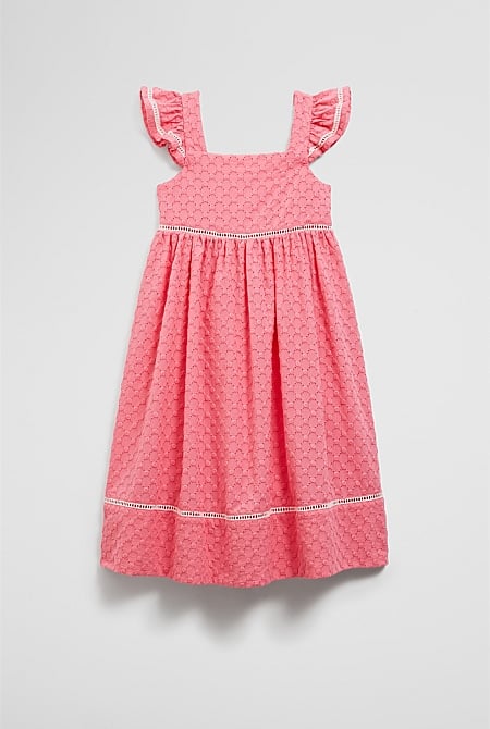 Broderie Frill Dress