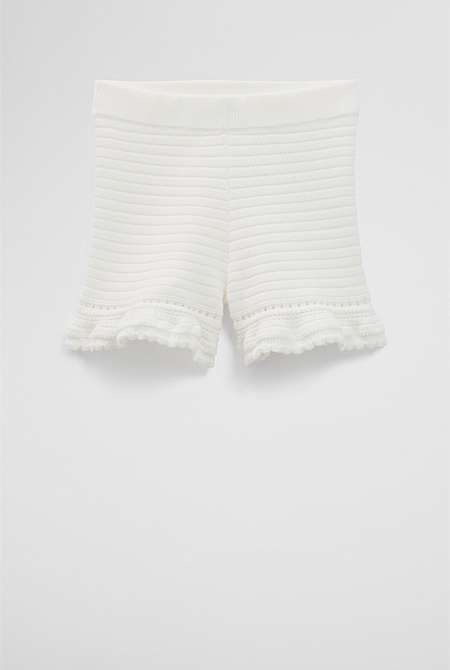 Organically Grown Cotton Knit Short