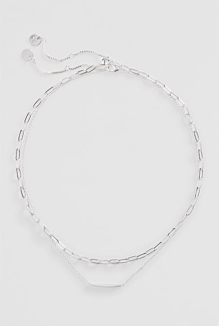 Chain Necklace Pack of 2
