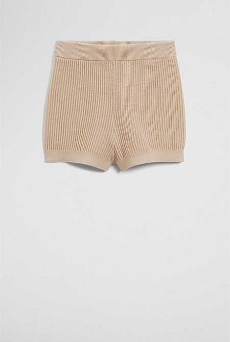 Organically Grown Cotton Knit Short