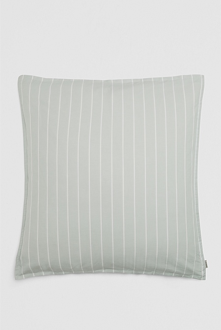 Brae Australian Cotton Stripe European Pillowcase