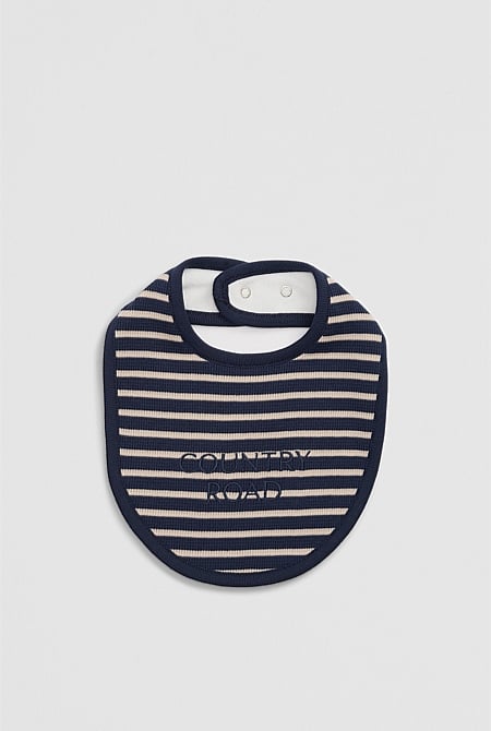 Organically Grown Cotton Waffle Bib