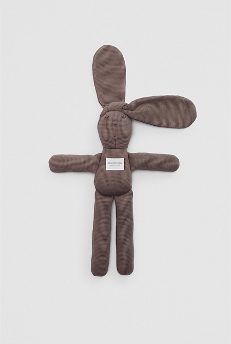 Organically Grown Cotton Waffle Bunny