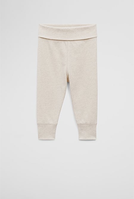 Organically Grown Cotton Fold-Over Soft Pant