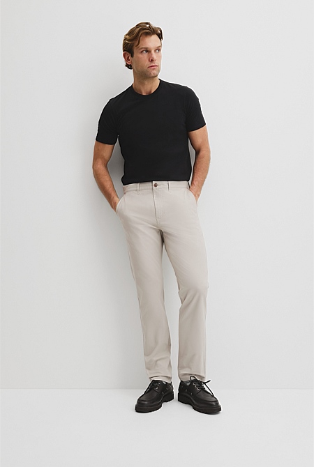 Australian Cotton Tapered Fit Stretch Chino