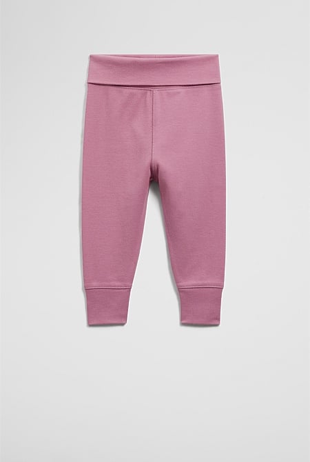 Organically Grown Cotton Fold-Over Soft Pant