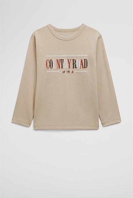 Verified Australian Cotton Long Sleeve Heritage T-Shirt