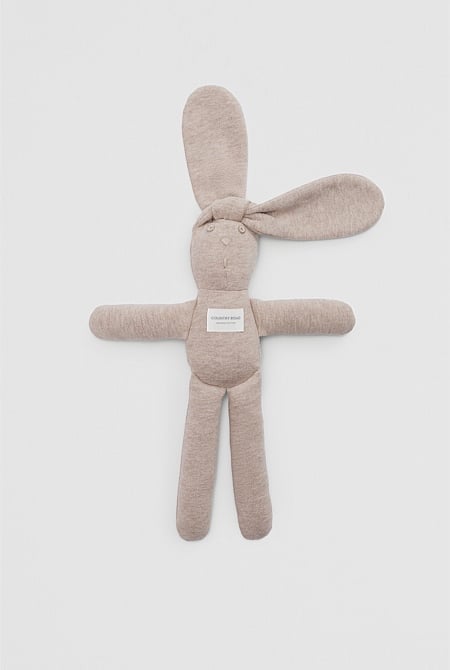 Organically Grown Cotton Blend Rib Stripe Bunny