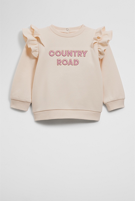 Australian Cotton Frill Logo Sweat