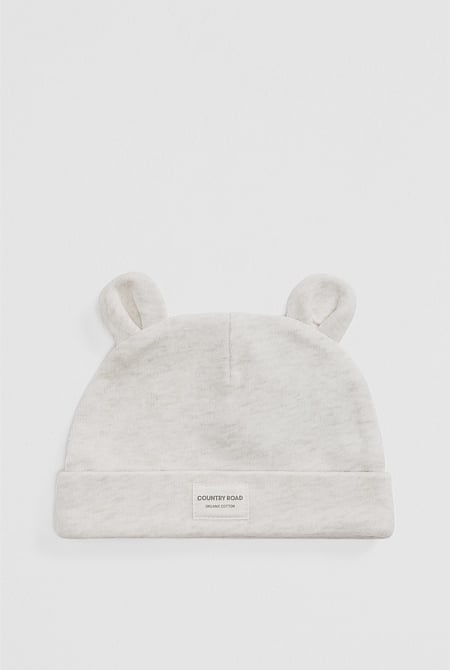 Organically Grown Cotton Newborn Beanie