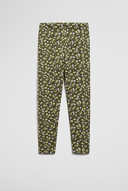 Organically Grown Cotton Blend Pear Legging