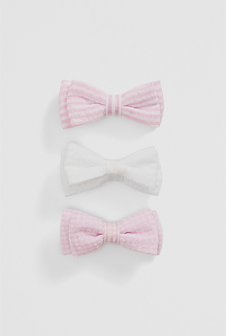 Bow Clip Pack of 3