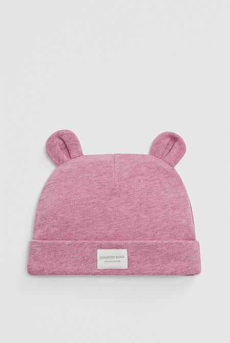 Organically Grown Cotton Newborn Beanie