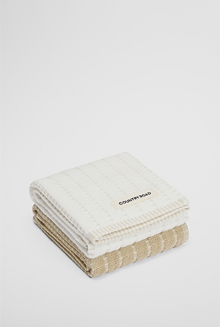 Mira Australian Cotton Tea Towel Pack of 2