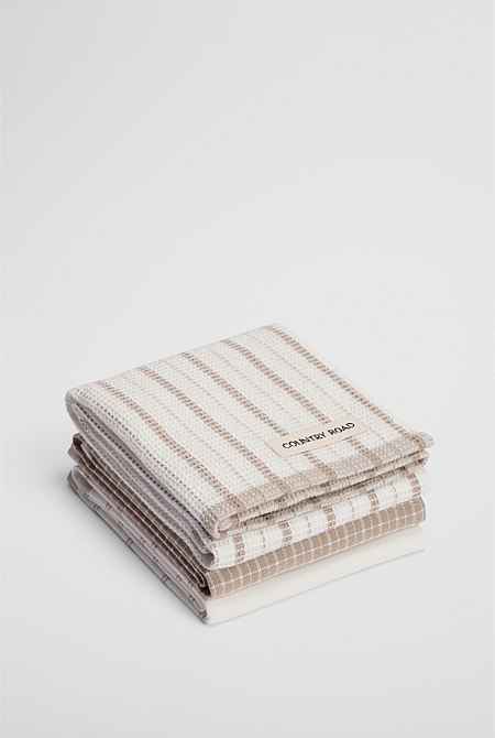 Laine Australian Cotton Tea Towel Pack of 3