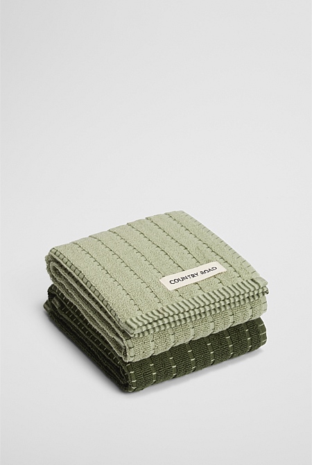 Mira Australian Cotton Tea Towel Pack of 2