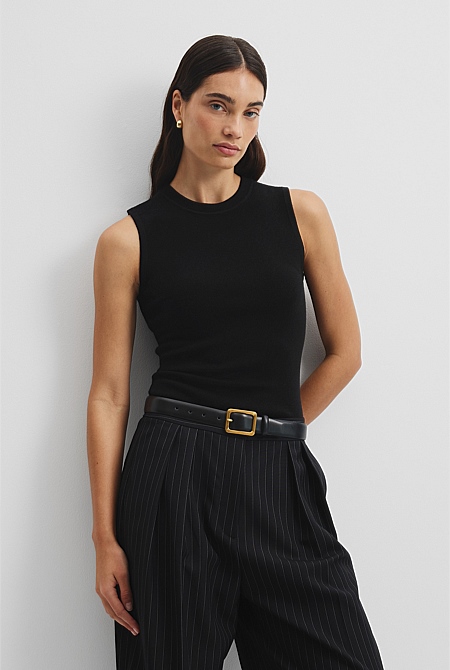 Wool Silk Tank