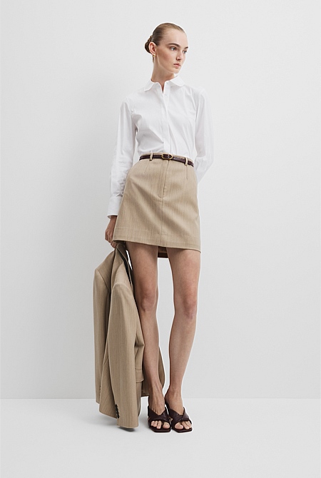 Stretch Slim Fit Poplin Shirt