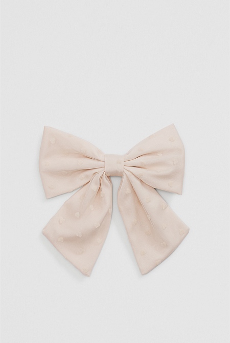 Heart Bow Clip