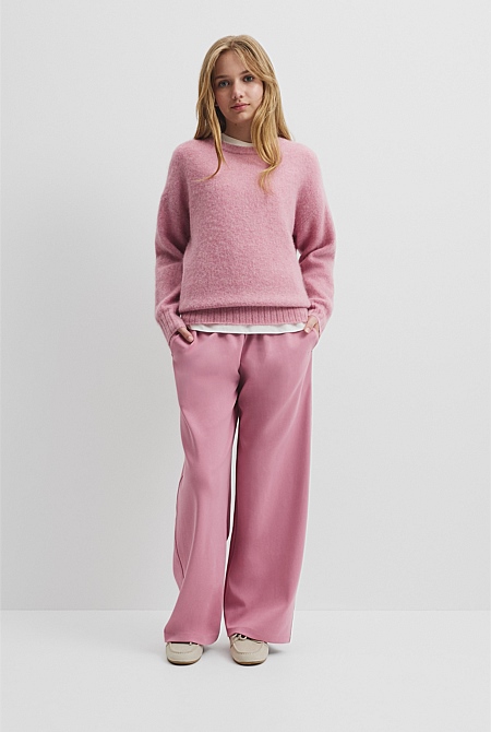 Teen Fluffy Knit Pullover