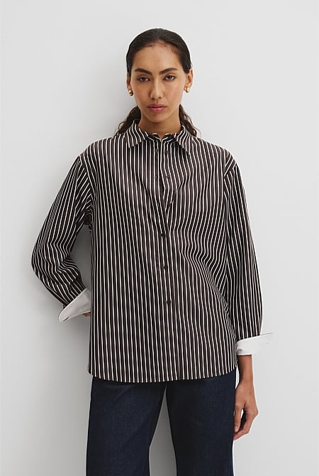 Australian Cotton Classic Stripe Shirt